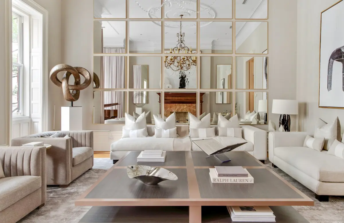 Use mirrors to maximize space and light