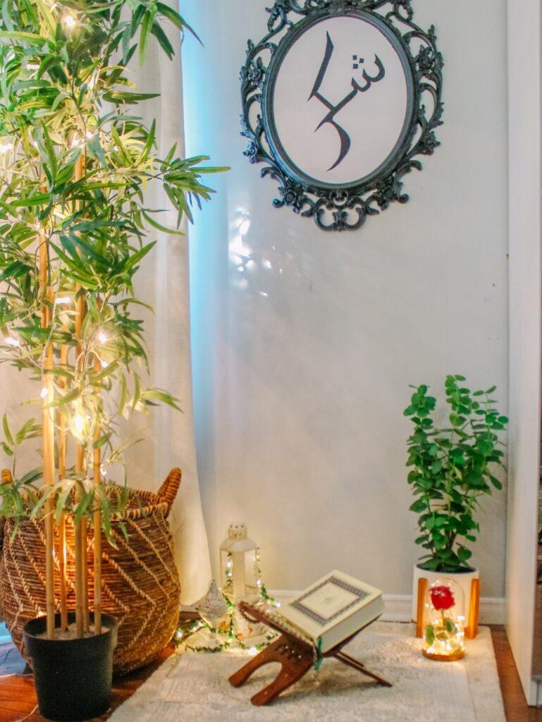 Create a sacred prayer space