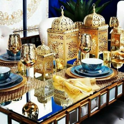 Decorate your Ramadan iftar table and make your guests feel welcome